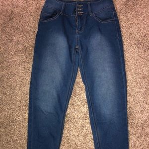 Fashion nova medium blue wash jeans
